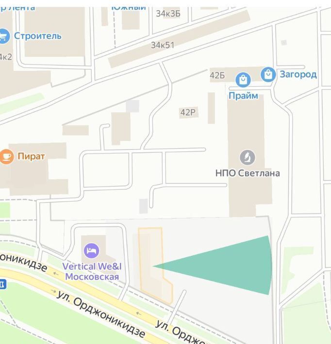 квартира г Санкт-Петербург метро Московская ул Орджоникидзе 44а округ Гагаринское фото 4