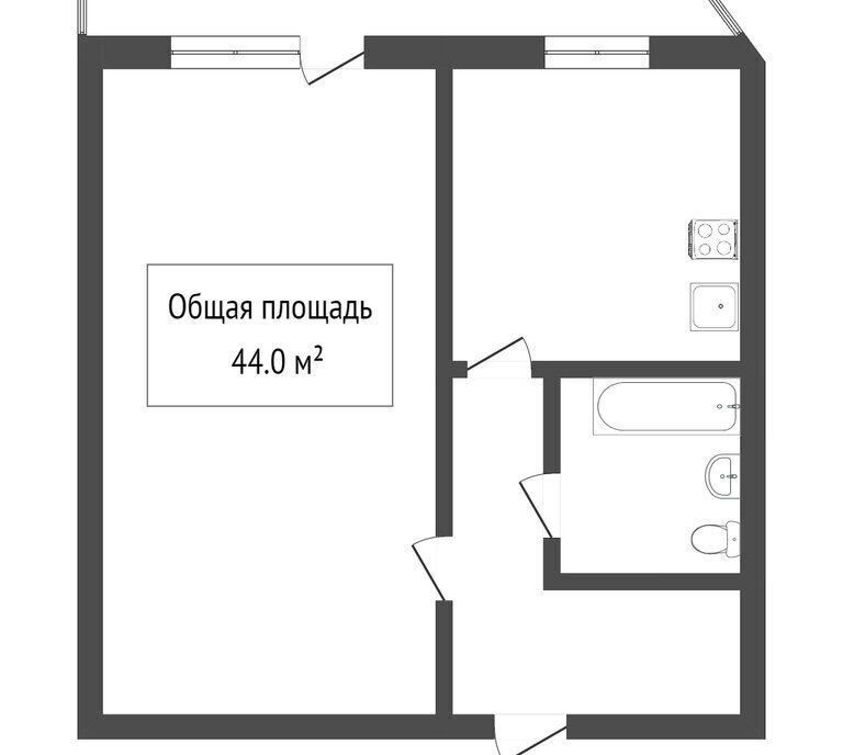 квартира г Томск р-н Ленинский ул Ленская 51 фото 10