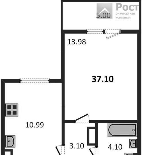 квартира г Пенза Пенза-2 проезд Можайского 3-й 22 р-н Октябрьский фото 1