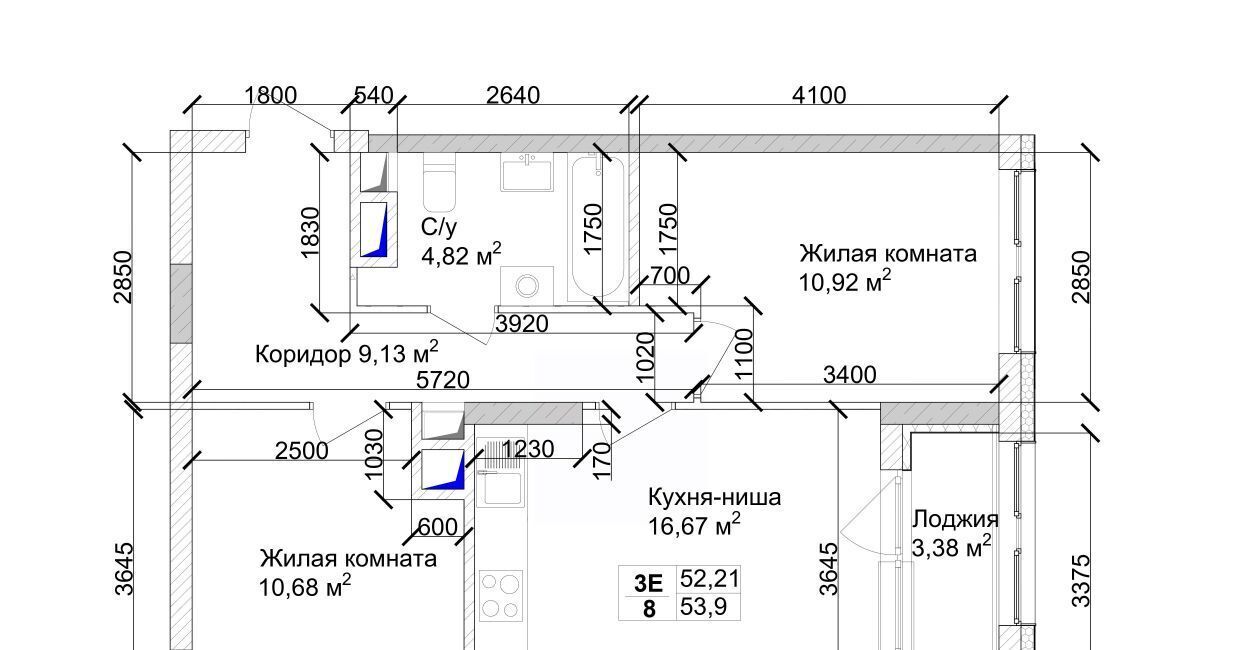 квартира г Кемерово р-н Заводский 15-й микрорайон Южный фото 5