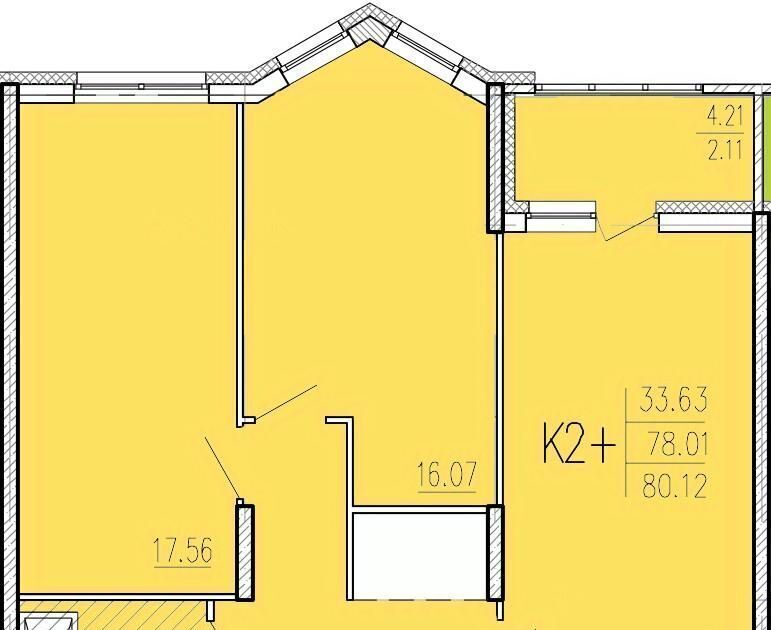 квартира г Пенза р-н Железнодорожный ул Кордон Студеный 48 фото 1