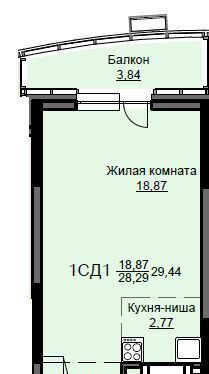 квартира городской округ Щёлково Соболевка мкр, Соболевка жилой комплекс, к 8, Гольяново фото 1