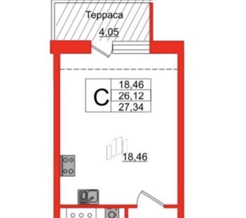 квартира г Санкт-Петербург ш Пулковское 71к/2 Звездная фото 1