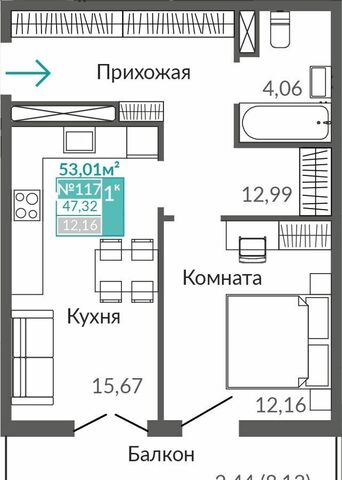 р-н Киевский ул Никанорова 1 Город «Крымская Роза». Жилой квартал «Абрикос» фото