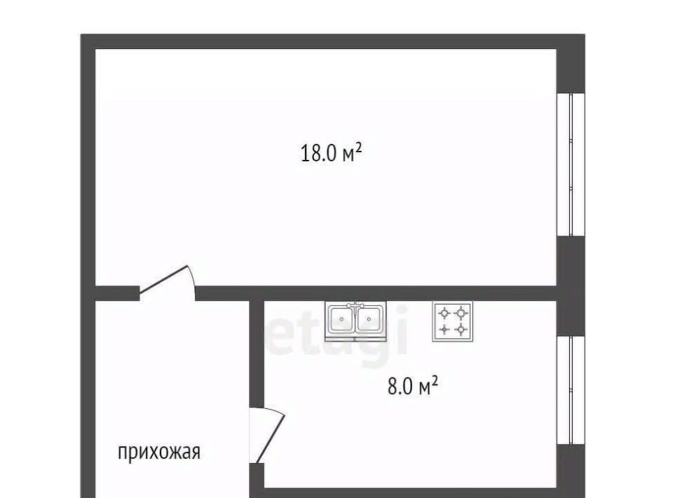 квартира р-н Окуловский г Окуловка ул Ленина 3а фото 11