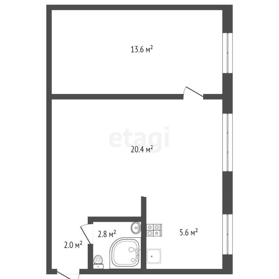 квартира г Юрга ул Московская 32 фото 9