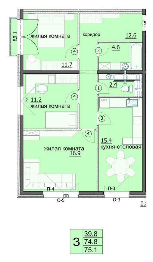 квартира г Пенза ул Яшиной 8 Октябрьский район фото 10