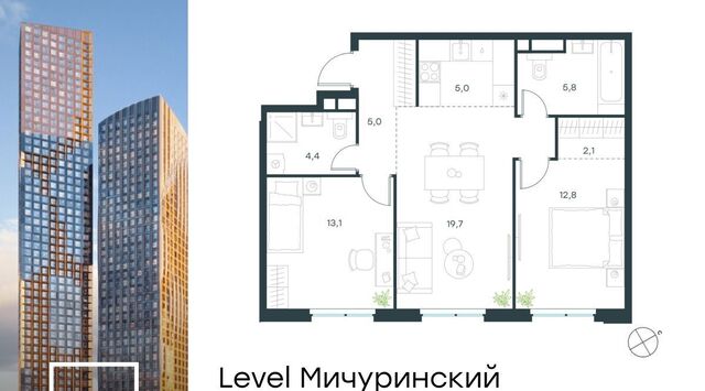 ЖК Левел Мичуринский фото