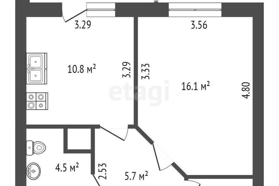 квартира г Санкт-Петербург р-н Невский ул Коллонтай 17к/2 Невский район фото 9