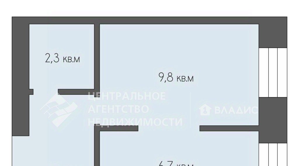 квартира г Рязань р-н Московский ул Старореченская 15к/1 фото 14