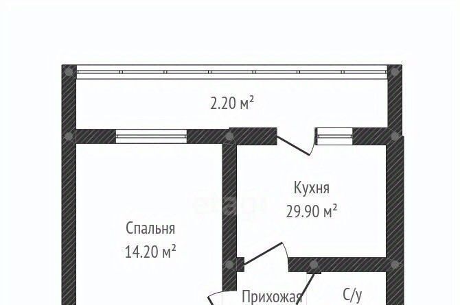 квартира р-н Тахтамукайский аул Новая Адыгея ул Бжегокайская 23/1а 3 Старобжегокайское с/пос, аул фото 1