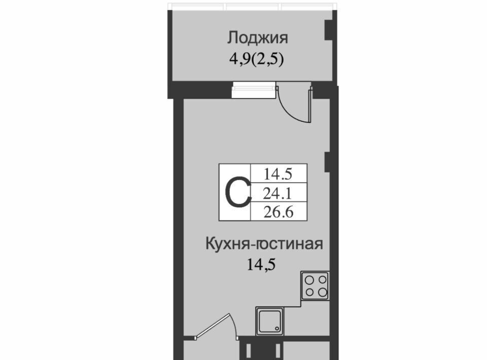 квартира г Всеволожск Южный ул Крымская 1 Проспект Большевиков фото 1