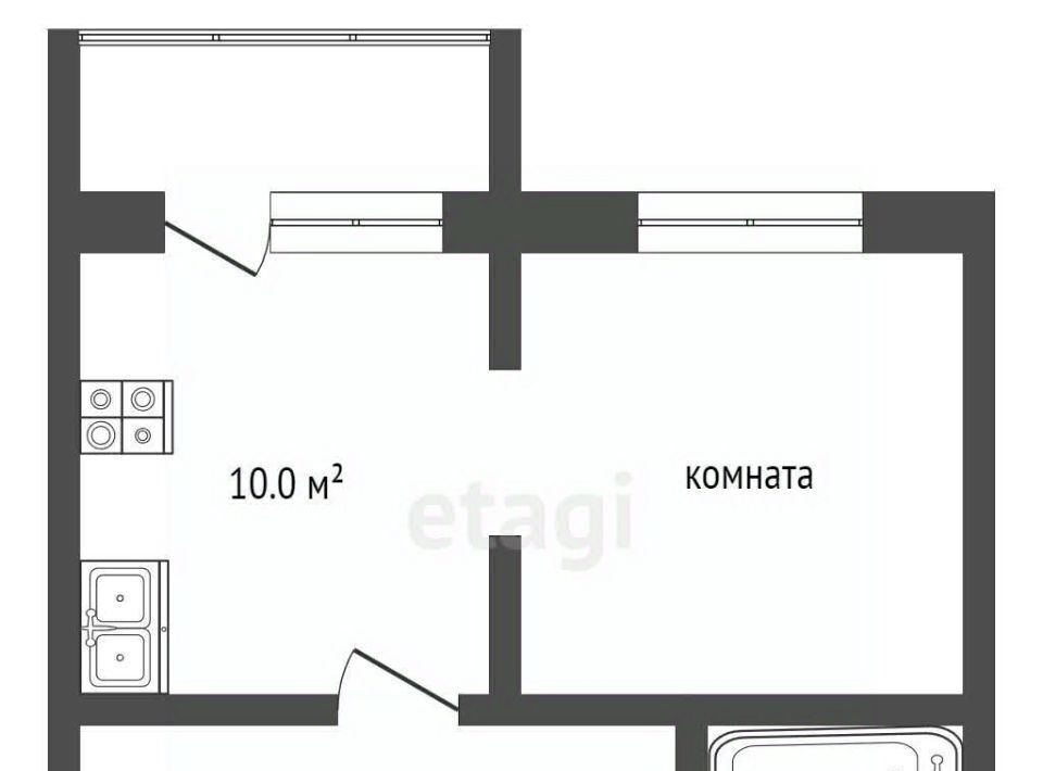 квартира г Ростов-на-Дону р-н Октябрьский пер Андреева 17а фото 2