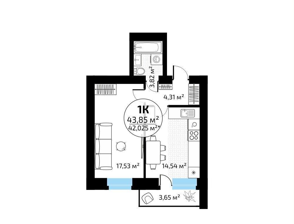 квартира г Самара п Мехзавод кв-л 1 р-н Красноглинский секц. 68-71 фото 2