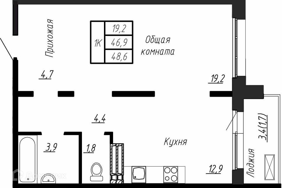 квартира р-н Тосненский п Тельмана жилой комплекс Сибирь фото 1