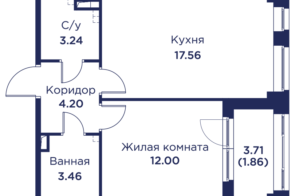 квартира г Кронштадт "Кронфорт. Набережная" Бутик-квартал Центральный фото 2