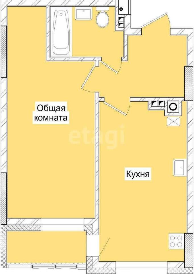 квартира г Якутск Якутск, 1С 1 фото 6