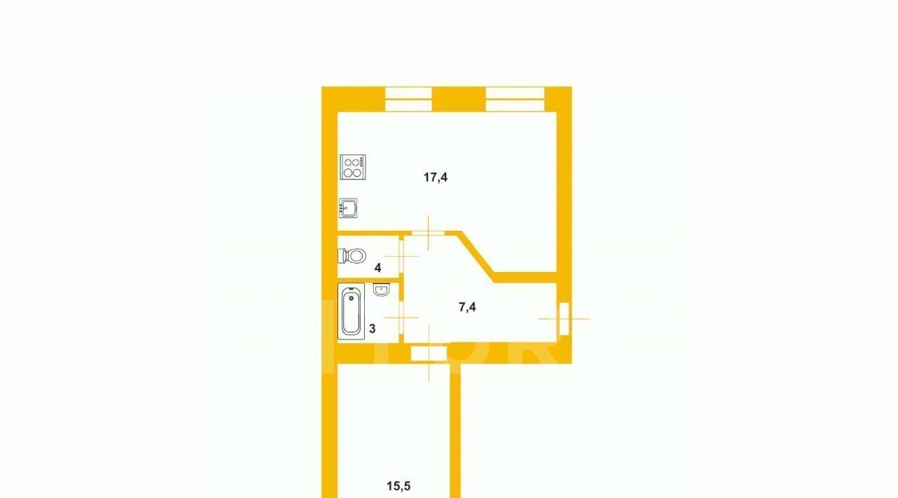 квартира г Санкт-Петербург п Шушары ш Московское 256к/2 Шушары фото 3