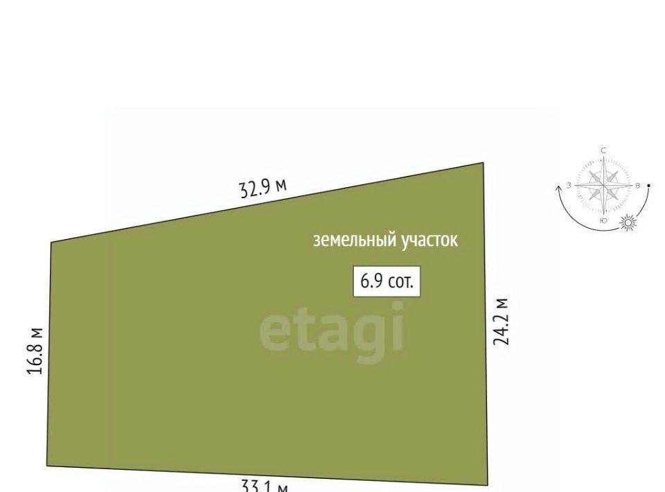 земля г Тюмень р-н Центральный снт Царево ул Чайкина фото 2