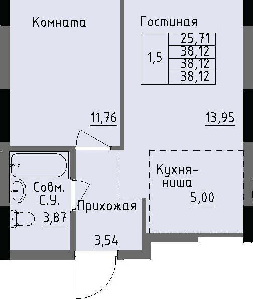 квартира г Ижевск р-н Ленинский Строитель ул Луначарского фото 1