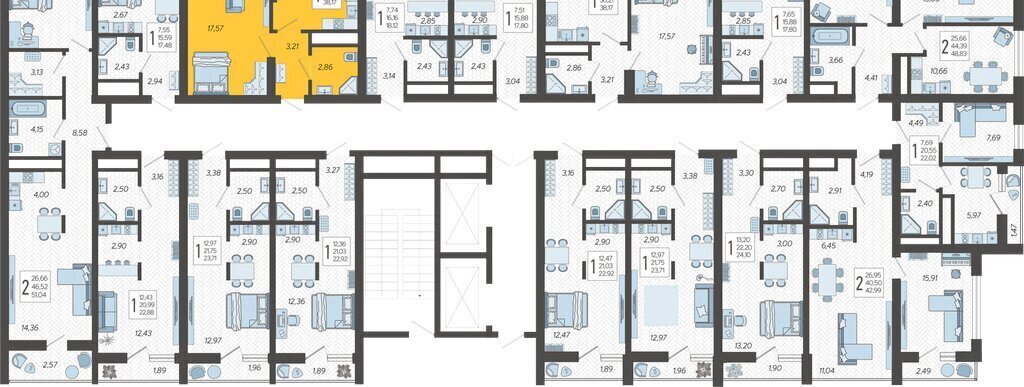 квартира г Сочи р-н Хостинский ЖК «Кислород» 12 Хостинский район фото 2