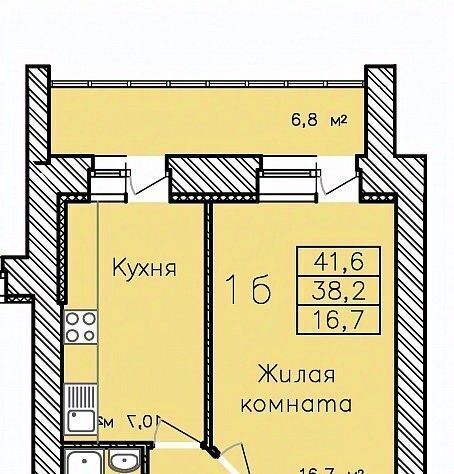 р-н Октябрьский Радужный дом 1бк/1 ЖК «по ул. Сабуровская, 1Б» фото