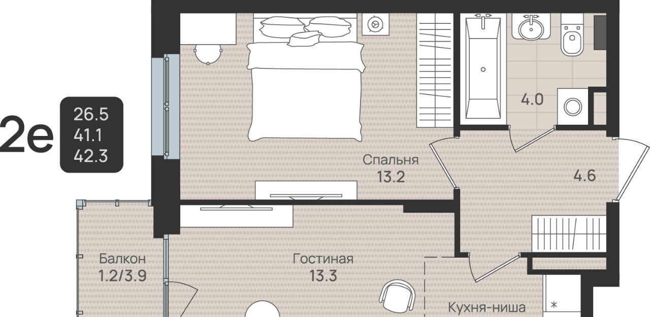 квартира г Пермь р-н Индустриальный ул Космонавта Беляева 210 фото 1