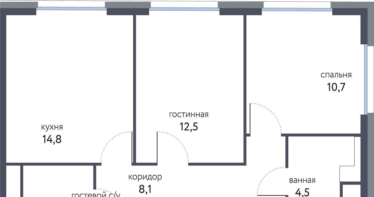 квартира г Москва метро Бульвар Рокоссовского ЖК «Сиреневый парк» фото 1