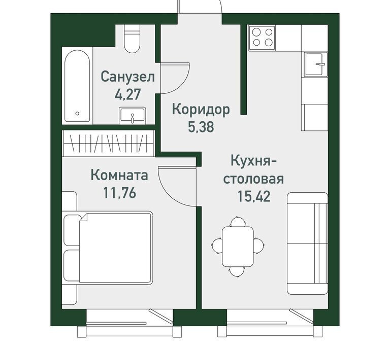 квартира г Миасс снт Вишневый Кременкульское сельское поселение, 12-я улица фото 1