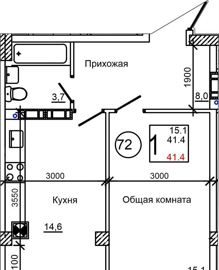 квартира р-н Симферопольский с Мирное ул Живописная 7 этап фото 7