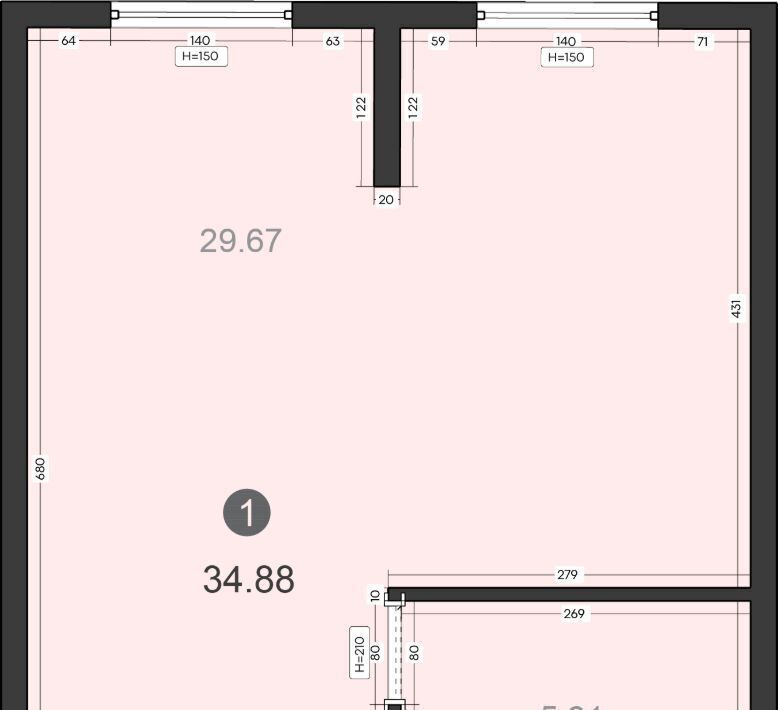 квартира г Владивосток р-н Первомайский ЖК «Клуб 25» фото 1