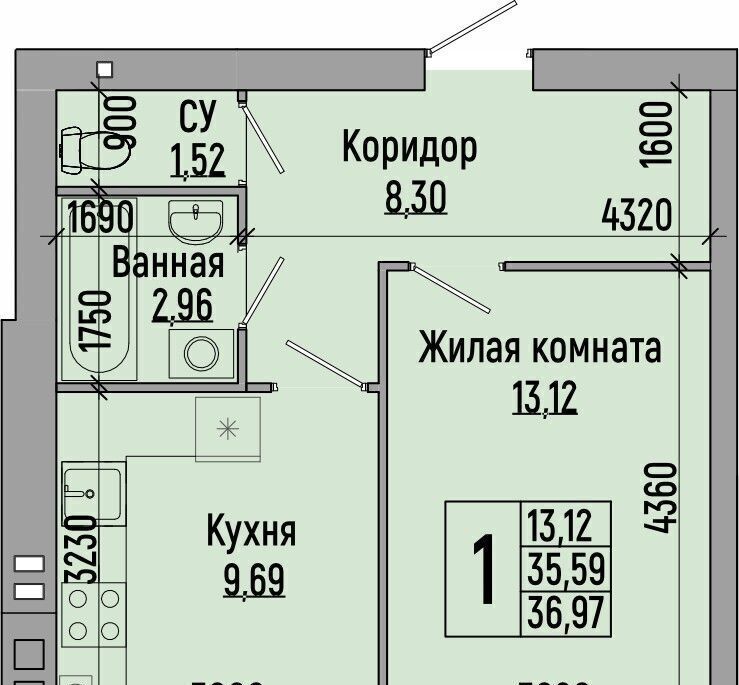 квартира г Волгоград р-н Советский жилой район Долина-2 жилрайон фото 1