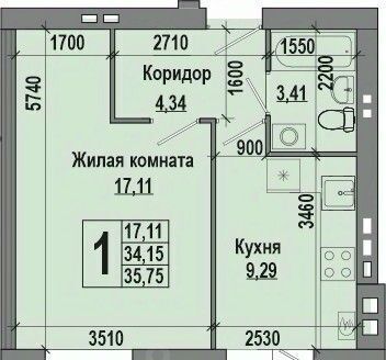 квартира г Волгоград р-н Советский жилой район Долина-2 жилрайон фото 1