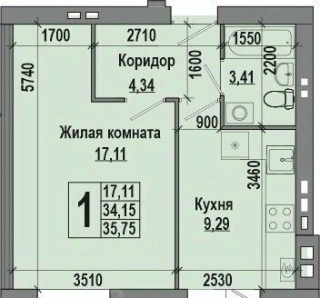квартира г Волгоград р-н Советский жилой район Долина-2 жилрайон фото 1