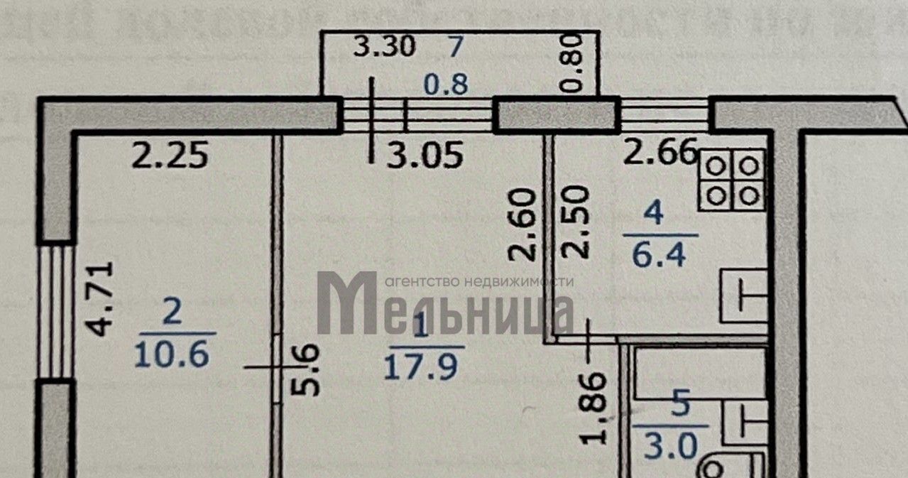 квартира г Новороссийск р-н Приморский ул Видова 158 фото 2