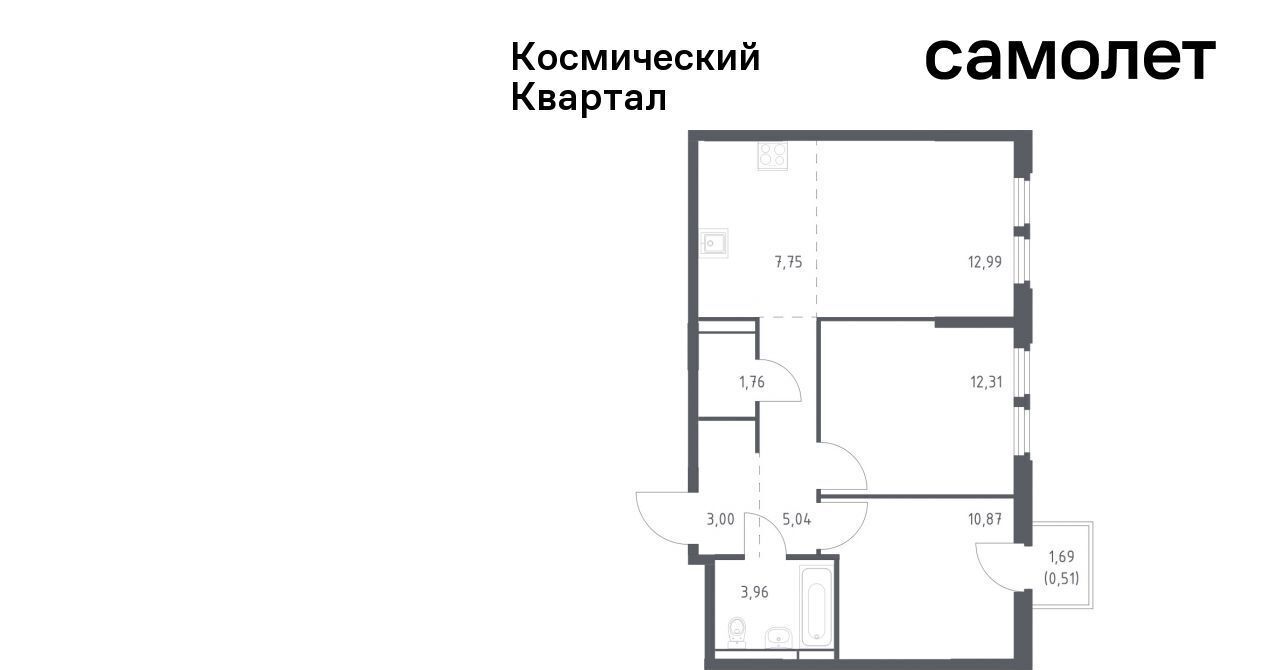 квартира г Королев мкр Юбилейный Щёлковская фото 1