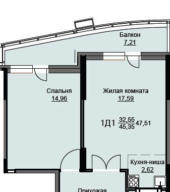 квартира городской округ Щёлково Железнодорожная, Соболевка мкр, Соболевка жилой комплекс, к 7 фото 1