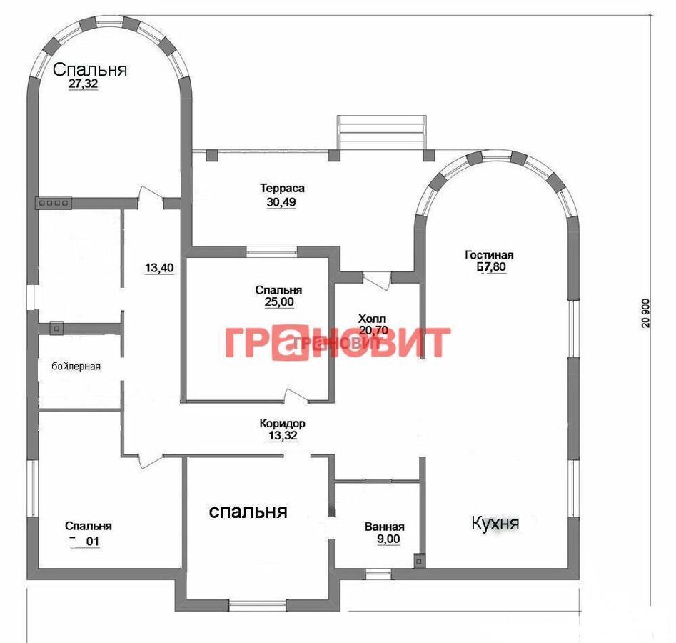 дом г Новосибирск р-н Советский Академгородок ул Ионосферная 3/11 Бердское шоссе фото 17