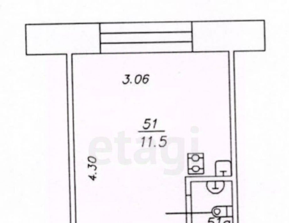 квартира г Казань ул Ярослава Гашека 3 Казань, Северный Вокзал фото 8