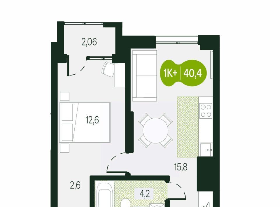 квартира г Чита р-н Центральный мкр Каштакский фото 1