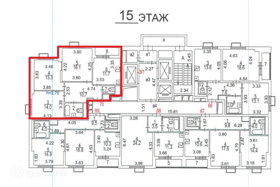 квартира г Москва ул Академика Скрябина 3/1 4 Юго-Восточный административный округ фото 4