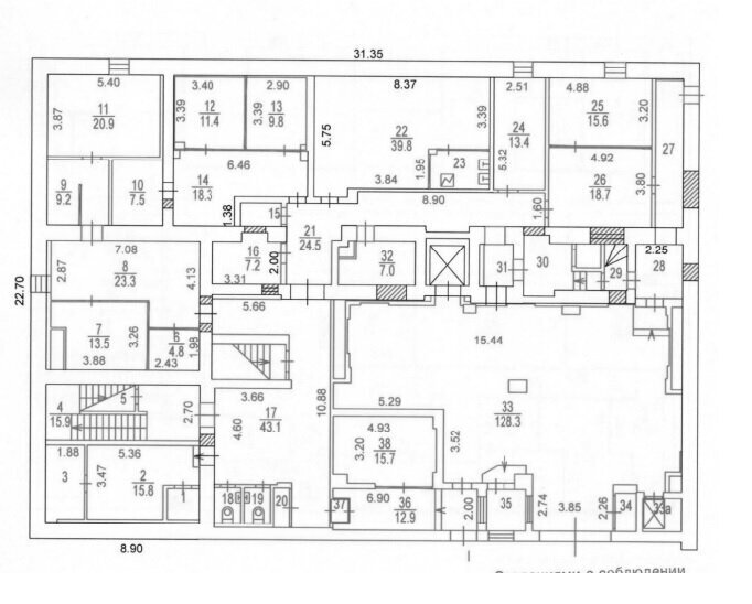 офис г Москва метро Марьина Роща ул Образцова 31с/3 фото 26