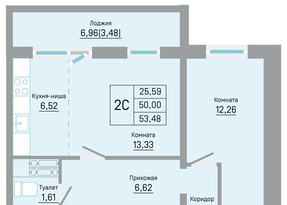 квартира г Пермь р-н Кировский ул Автозаводская 5к/1 фото 1