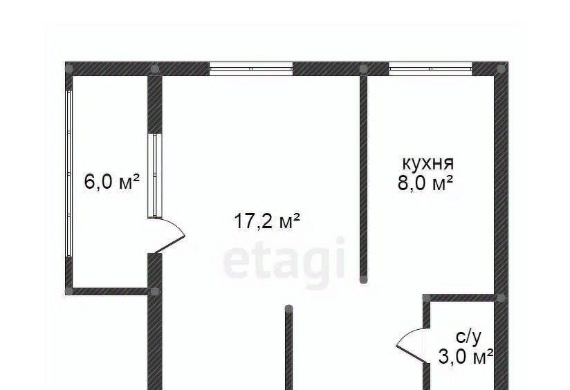 квартира г Владивосток р-н Первореченский ул Сабанеева 21 фото 16