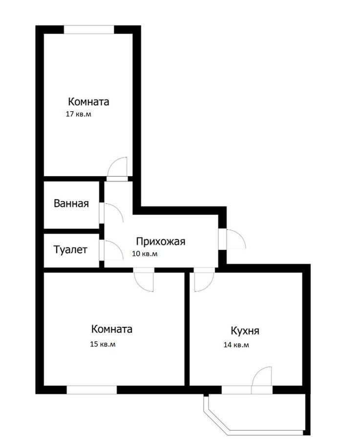 квартира г Краснодар р-н Прикубанский ул им. Героя Сарабеева В.И. 3 фото 12