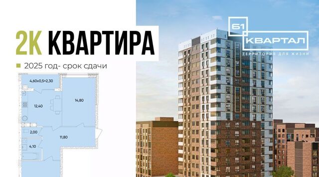 р-н Пролетарский ЖК «61 квартал» фото