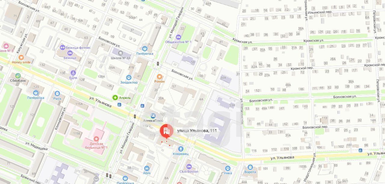 комната г Брянск р-н Бежицкий ул Ульянова 111 фото 28