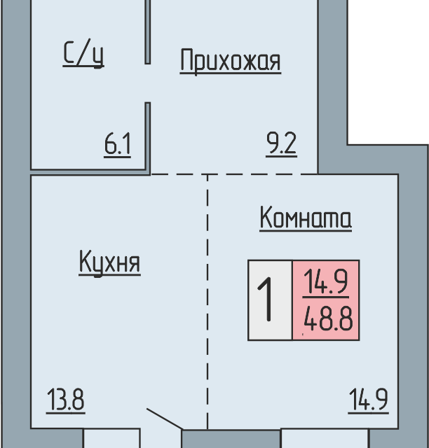 квартира г Курган б-р Солнечный 19 городской округ Курган фото 1