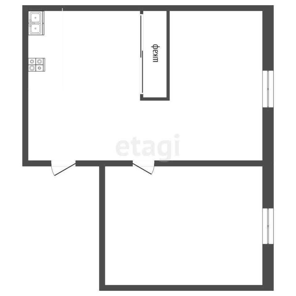 квартира г Камышлов ул Комсомольская 23 фото 10