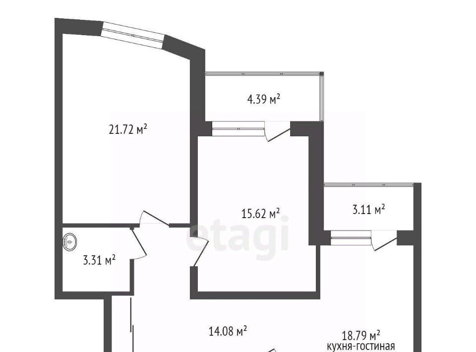 квартира г Тюмень р-н Калининский ул Мельникайте 150 фото 3